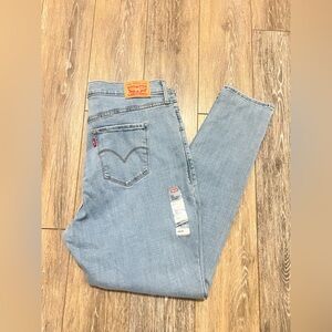 BNWT Levi's 721 Women's Skinny  High Rise Straight Leg Jeans shirt size 16 w